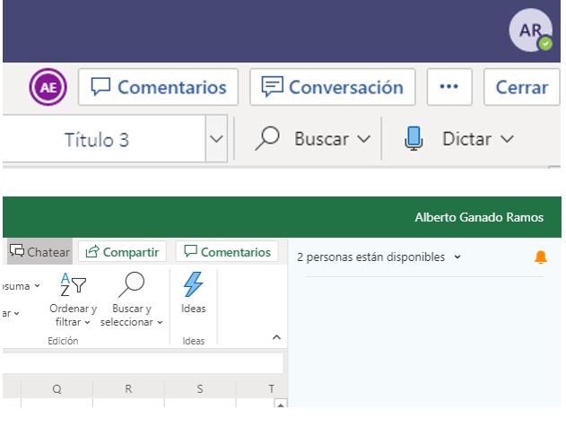 Comunicación compañeros con office 365