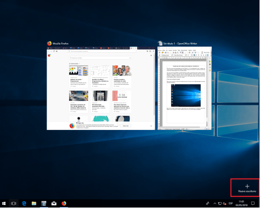 nuevo escritorio